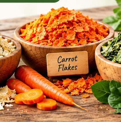 Dried Carrot Flakes