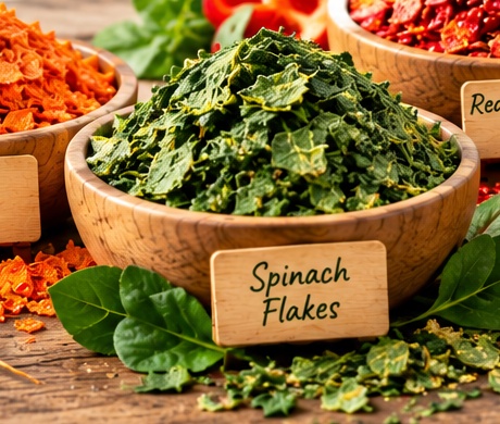 Dried Spinach Flakes